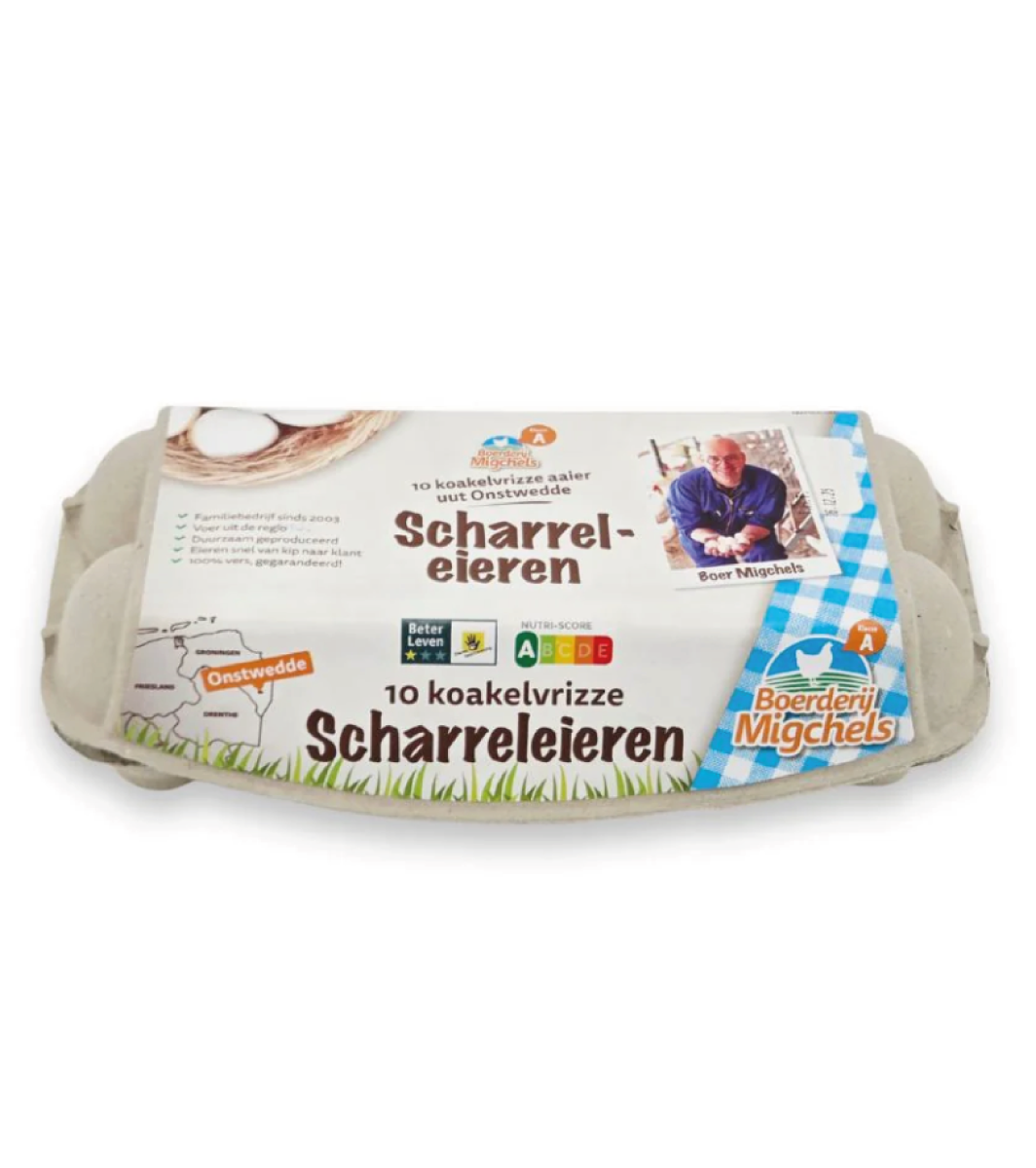 Scharreleieren 10 stuks